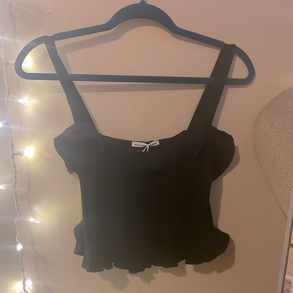 reformation black tank